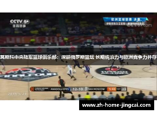 莫斯科中央陆军篮球俱乐部：深耕俄罗斯篮坛 长期统治力与欧洲竞争力并存